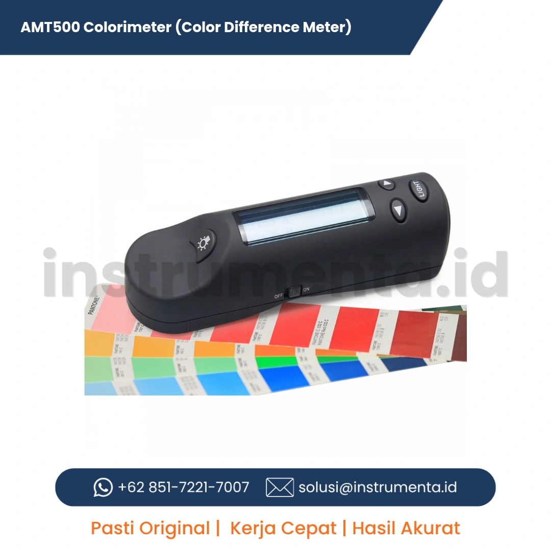 Distributor Resmi AMT500 Colorimeter Color Difference Meter Alat Ukur Perbedaan Warna Digital Portabel